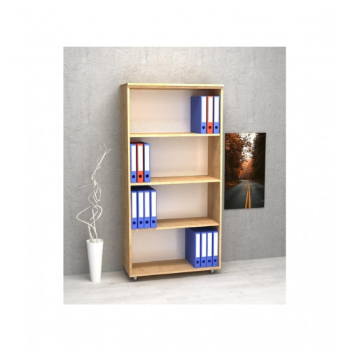 Kobiç Dosya Dolabı Açık Raflı 70x35x150 Cm Meşe Kobiç Dosya Dolabı Açık Raflı 70x35x150 Cm Meşe