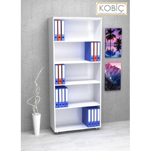 Kobiç Raflı Mdflam Dolap 70x35x185 Cm Beyaz Kobiç Raflı Mdflam Dolap 70x35x185 Cm Beyaz