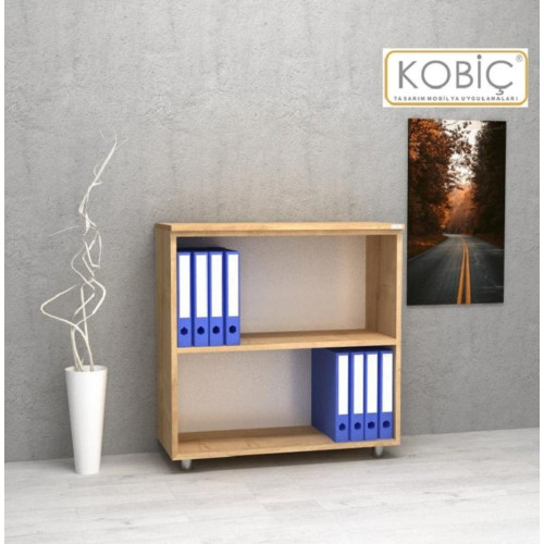 Kobiç Ofis Dosya Dolabı Raflı Suntalam Dolap 70x35x80 Cm Meşe Kobiç Ofis Dosya Dolabı Raflı Suntalam Dolap 70x35x80 Cm Meşe