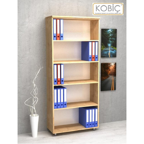 KOBİÇ DOSYA DOLABI AÇIK RAFLI 70X35X185 CM (MEŞE) KOBİÇ DOSYA DOLABI AÇIK RAFLI 70X35X185 CM (MEŞE)