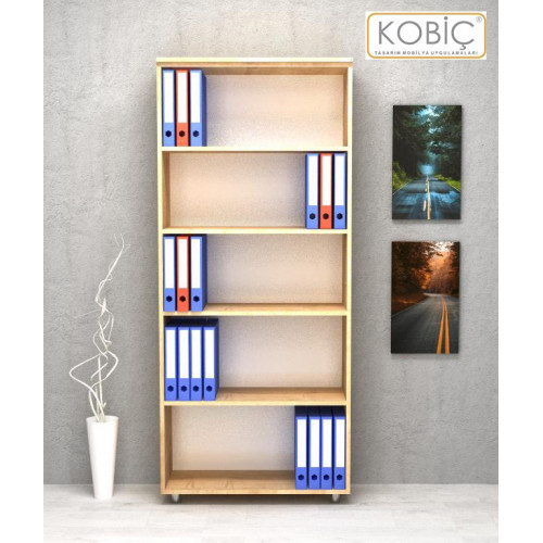 KOBİÇ DOSYA DOLABI AÇIK RAFLI 80X35X185 CM (MEŞE) KOBİÇ DOSYA DOLABI AÇIK RAFLI 80X35X185 CM (MEŞE)