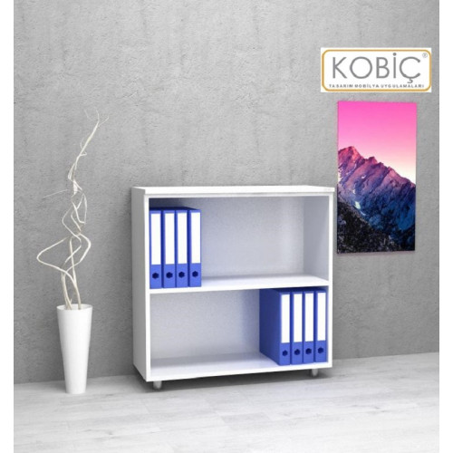 Kobiç Dosya Dolabı Açık Raflı 80x35x80 Cm Beyaz Kobiç Dosya Dolabı Açık Raflı 80x35x80 Cm Beyaz