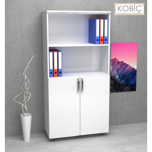 Kobiç Dosya Dolabı Yarım Kapak 80x35x150 Cm Beyaz Kobiç Dosya Dolabı Yarım Kapak 80x35x150 Cm Beyaz
